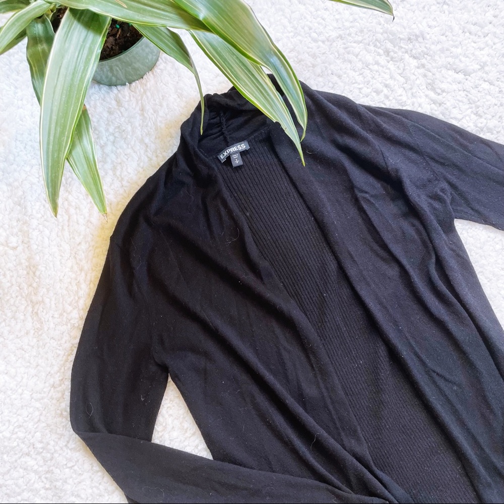 Black Express cardigan